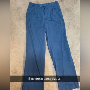 Blue dress pants